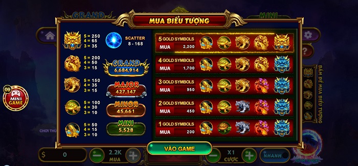 Mẹo chiến thắng khi chơi Kho báu tứ linh trên Go88-2